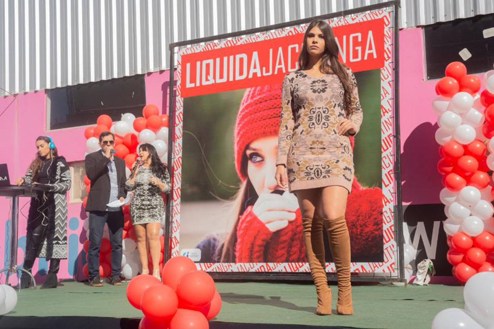 Desfile de moda no Liquida Jacutinga