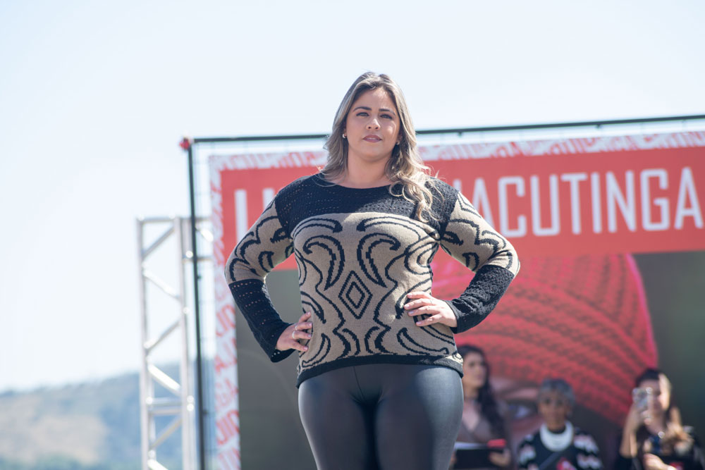 Desfile de moda no Liquida Jacutinga